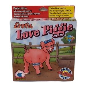 Nwt Erotic Love Piggie inflatable pig / XXX adult